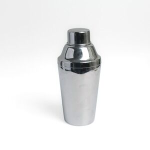 Mid-Century Silver Metal Cocktail Shaker Three Piece Celtic Made In England